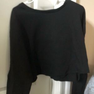 Black crop top